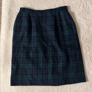 Pendleton Authentic Black Watch Tartan Womens skirt size 12